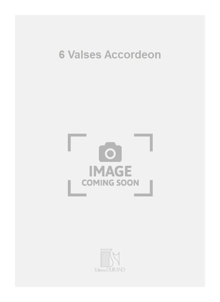 6 Valses Accordeon